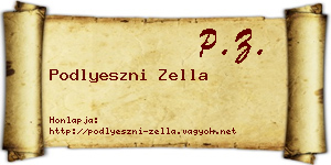 Podlyeszni Zella névjegykártya